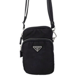Prada Re Shoulder Bag Smartphone Crossbody Bag Black